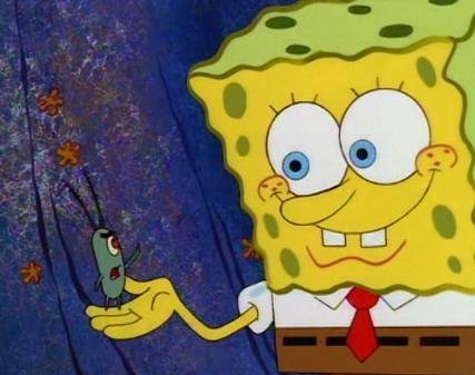 SpongeBob and Plankton